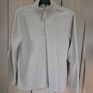 St. John's Bay Beige Quarter-Zip Sweater